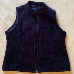 Navy Corduroy Vest